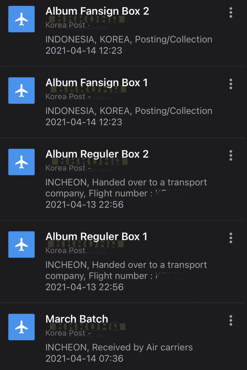 bbrohastore's tweet photo. Good News! Semua Album Reguler + Fansign sudah OTW INA. Sisa yang Fansign + Benefit yaa yeorobunnn ✨✨
Thankyou for waiting! Kira” 1-2 minggu lagi sampai ke kami yaa
#bbrohaUpdates https://t.co/g0c9nfScsV