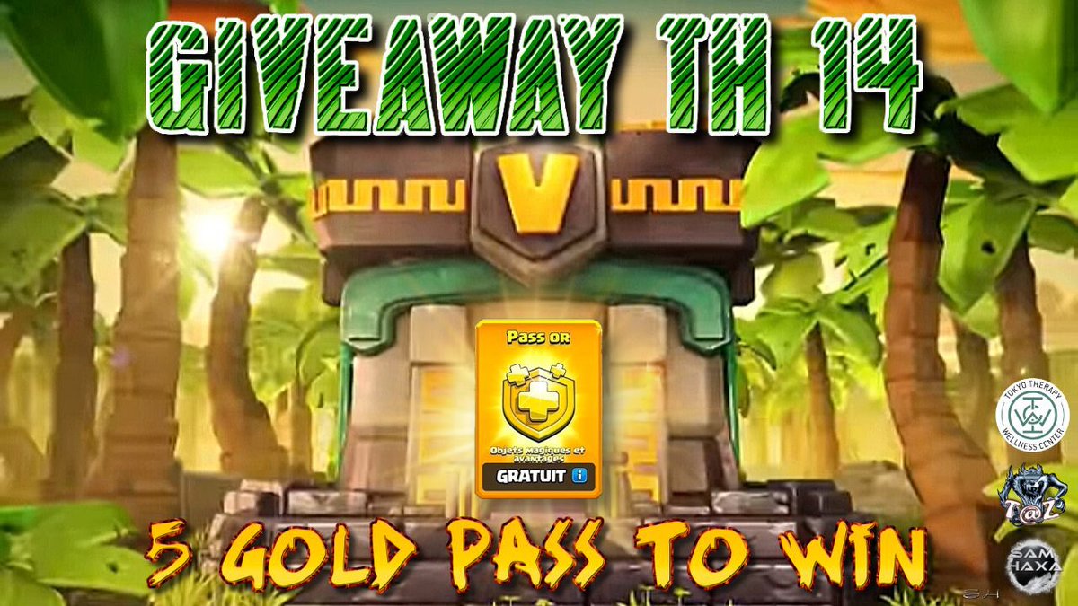 TokyOsteo's tweet image. Hi everyone!
Hope you have been enjoying the TH14 update!?🔥
Here is some Giveaway to celebrate the TH14 release‼️

🎁Win 5 Gold Pass🎁 

🦄MUST FOLLOW @BushidOn_Fire and @BGLcoc
🦉RETWEET &amp;amp; LIKE
🐶TAG AT LEAST 2 FRIENDS
🐃ENDS April 30th
(PayPal Required)