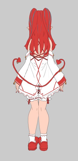 @mia_owred 実は後ろ姿ざっくりとしたやつならあるわよ。あと初配信お疲れ様でしたわよ。とても良かったわよ。