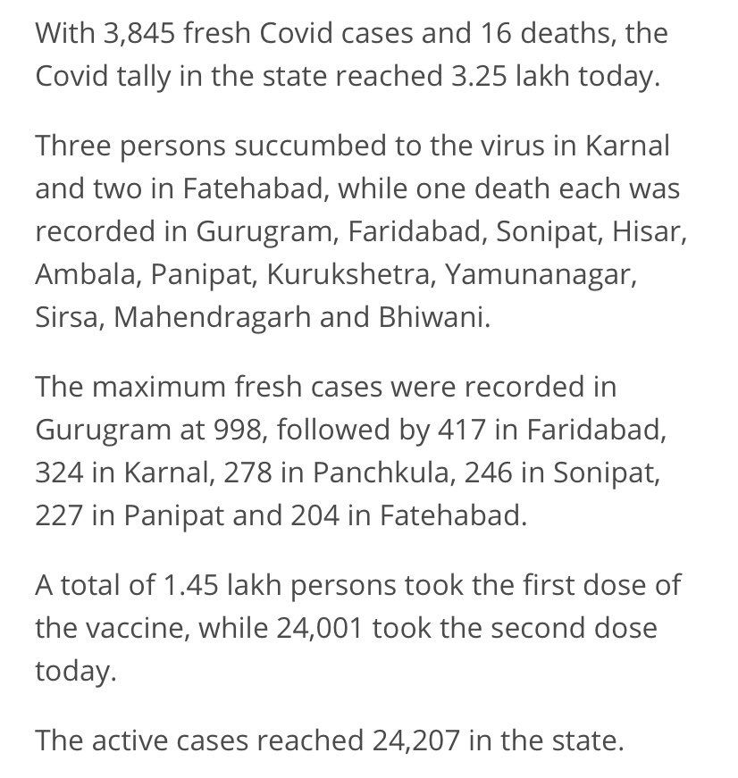 neha9yaduvanshi's tweet photo. 3,485 fresh covid cases and 16 deaths in Haryana And still @mdu is conducting online exams for only some category students and offline to rest of the students !!
What if we get infected even after taking all the safety measures!!
Who is responsible for that??
@cmohry @mdurohtak https://t.co/5py4HyTonq