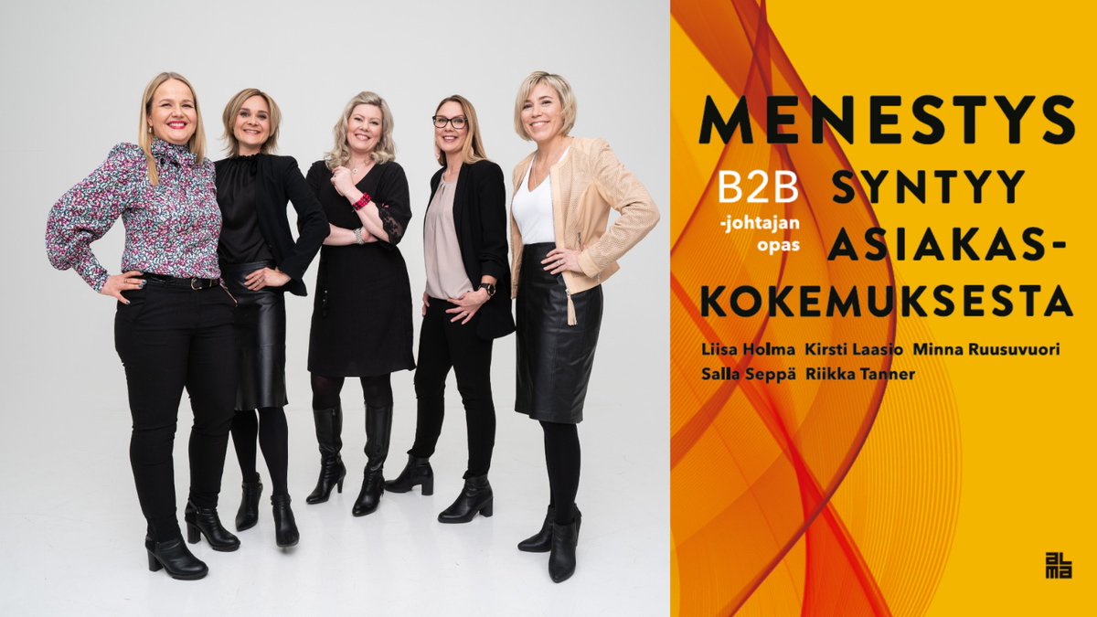 Bonfire (@bonfire_fi) on Twitter photo 🔥🔥 Huomenna klo 8:30 keskustellaan Menestys syntyy asiakaskokemuksesta -kirjan julkkareissa mm. asiakaskokemuksen johtamisesta ja merkityksestä B2B-liiketoiminnassa.
<a href="/SeppaSalla/">Salla Seppä</a> <a href="/RiikkaTanner/">Riikka Tanner</a> @lholma <a href="/MinnaRuusuvuori/">Minna Ruusuvuori</a>
Ilmoittaudu täällä! ➡️ lyyti.fi/reg/Menestys_s… 🔥🔥 Huomenna klo 8:30 keskustellaan Menestys syntyy asiakaskokemuksesta -kirjan julkkareissa mm. asiakaskokemuksen johtamisesta ja merkityksestä B2B-liiketoiminnassa.
<a href="/SeppaSalla/">Salla Seppä</a> <a href="/RiikkaTanner/">Riikka Tanner</a> @lholma <a href="/MinnaRuusuvuori/">Minna Ruusuvuori</a>
Ilmoittaudu täällä! ➡️ lyyti.fi/reg/Menestys_s…