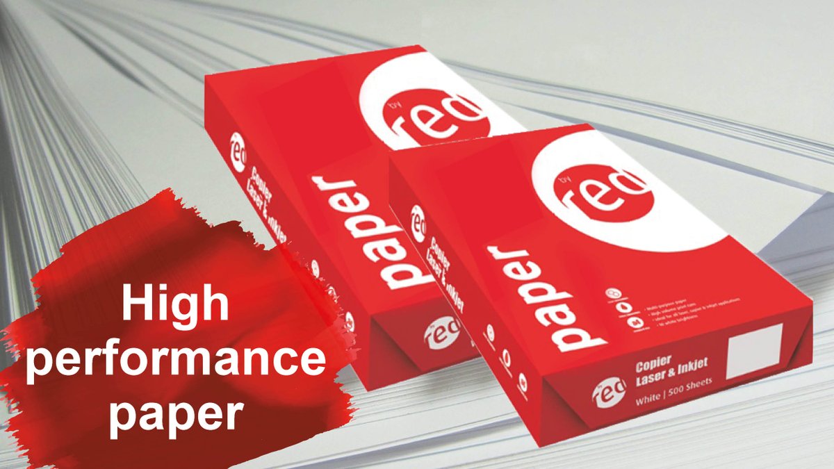 KingsOfficeSupp's tweet image. Our Paper by red is a bright, high performance paper perfect for copier, laser and inkjet applications. This paper guarantees the highest quality printouts, with excellent ink retention. Message us to find out more! #paper #printingessentials