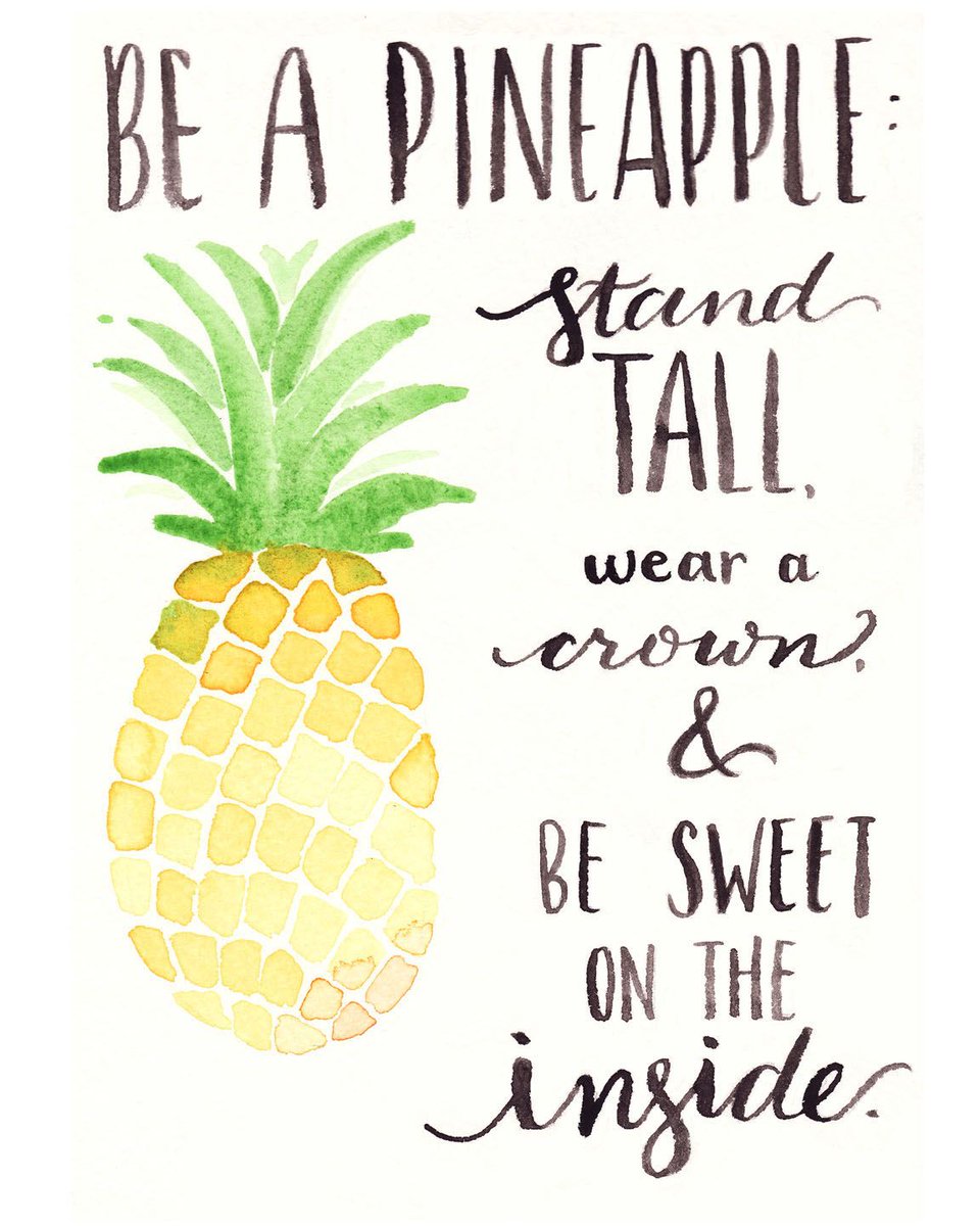 🍍Happy Wednesday, friends. Be like a pineapple🍍

Don't let anyone dull your sparkle or steal your joy. Above all, be kind😊