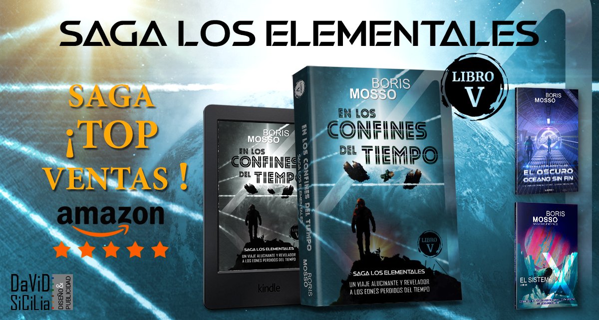 ☄EN LOS CONFINES DEL TIEMPO☄
<a href="/SagaElementales/">Saga Los Elementales</a>
▶ TOP VENTAS #Amazon ◀

‼A LA VENTA‼ (35 RESEÑAS *****)
▶▶ amzn.to/3wSQF1y

#Chile #books #lecturas #cienciaficcion #KindleBooks #LecturaRecomendada #COVID19 #spaceopera #bookstagram