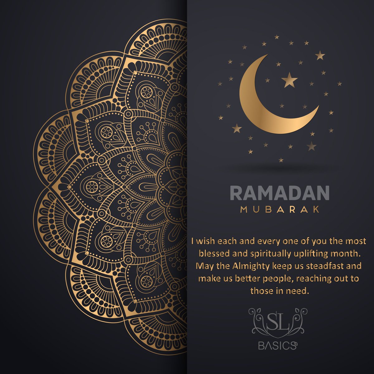 SLBasics's tweet photo. We wish you a very blessed Ramadan 🙂 #Slbasics #Shaistalodhi #Ramadan2021 #ramadanmubarak https://t.co/EPuSGWvp6A