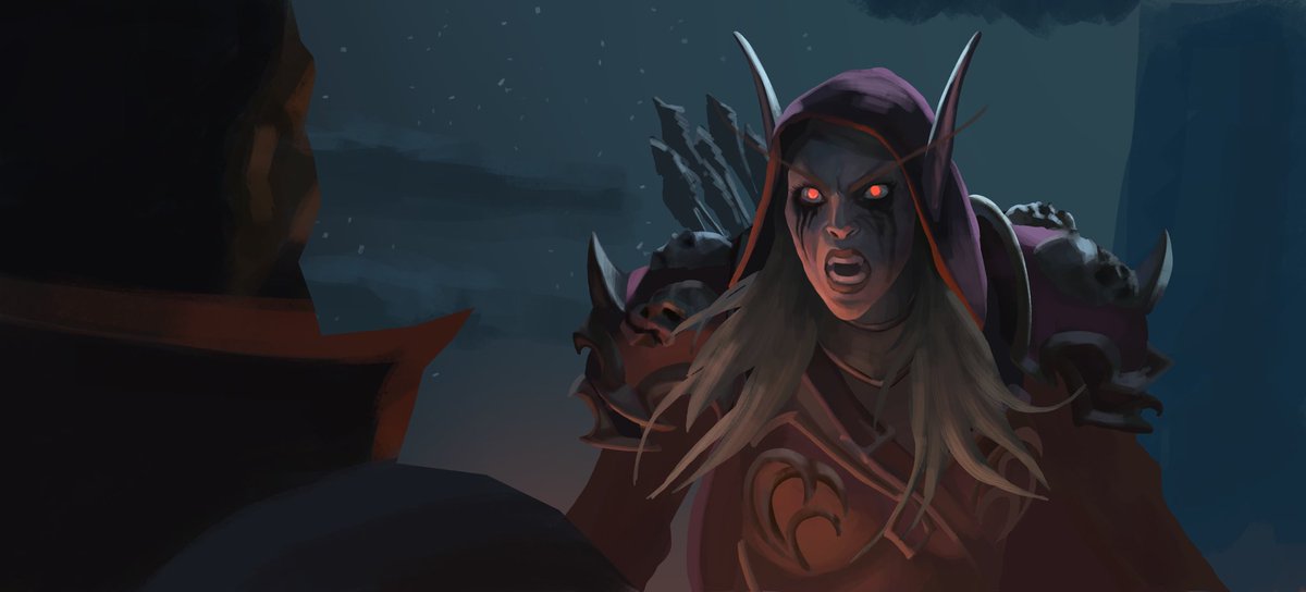Qaazarrr's tweet photo. Some WIP’s- I finally get to begin rendering these!!! I’m super excited. (+I’ve never painted in Black &amp; White before!)
Slowly but surely painting each Warbringers short in my style... this will take a while😅
 #DigitalArt #Overwatch #WorldOfWarcraft #SylvanasWindrunner #Pharah https://t.co/FljD8ADHgT