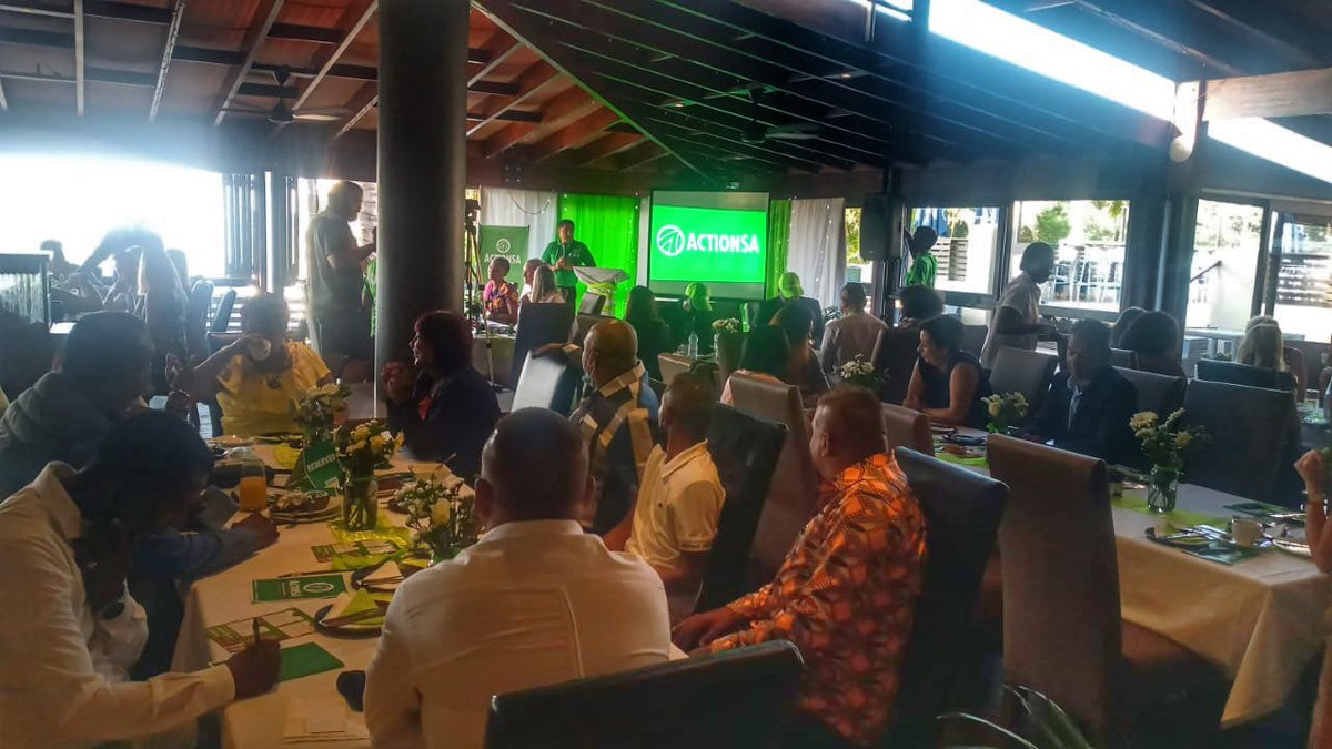 HermanMashaba's tweet photo. Great turnout this morning for our business breakfast hosted by the @Action4SA team in KZN. 

We are growing day by day. This makes me excited about the future of our party and our country. https://t.co/fh3bI3ImHE