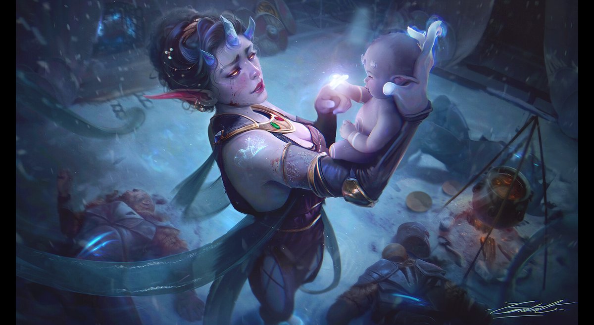 Terence_Cantal's tweet photo. Hey #PortfolioDay ! I'm Terry, and I work on #LeagueOfLegends Illustrations ! 
In my spare time, I enjoy drawing cute things or strong expressive characters ! https://t.co/2llzakFrAp