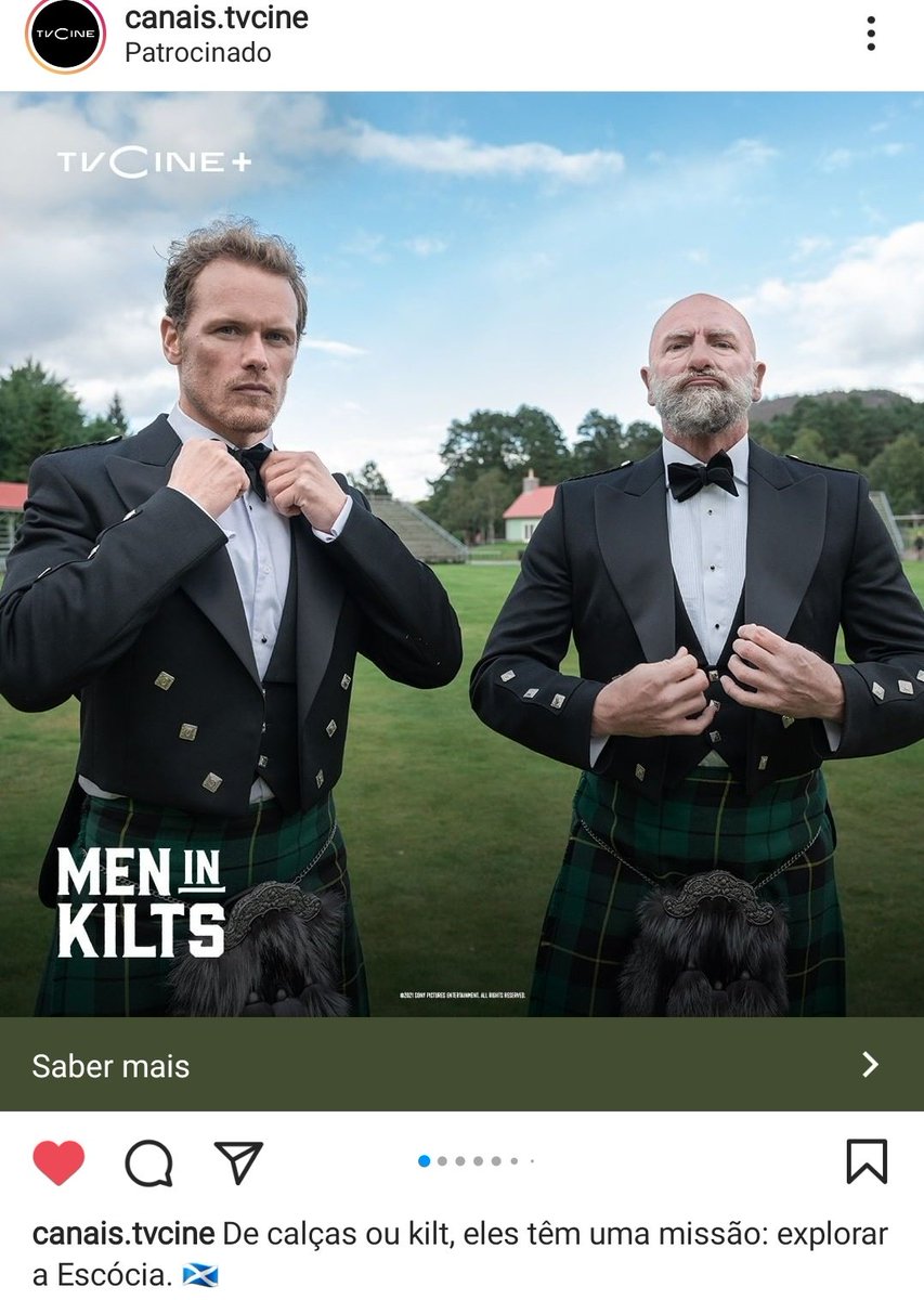 I saw this last night at IG and I couldn't believe it! 😁😁😁 MIK will be broadcast in Portugal!!! 🇵🇹 YEEEESSSS!!! 🤗🥰😍🤩🏴󠁧󠁢󠁳󠁣󠁴󠁿 @MenInKiltsSTARZ @SamHeughan @grahammctavish