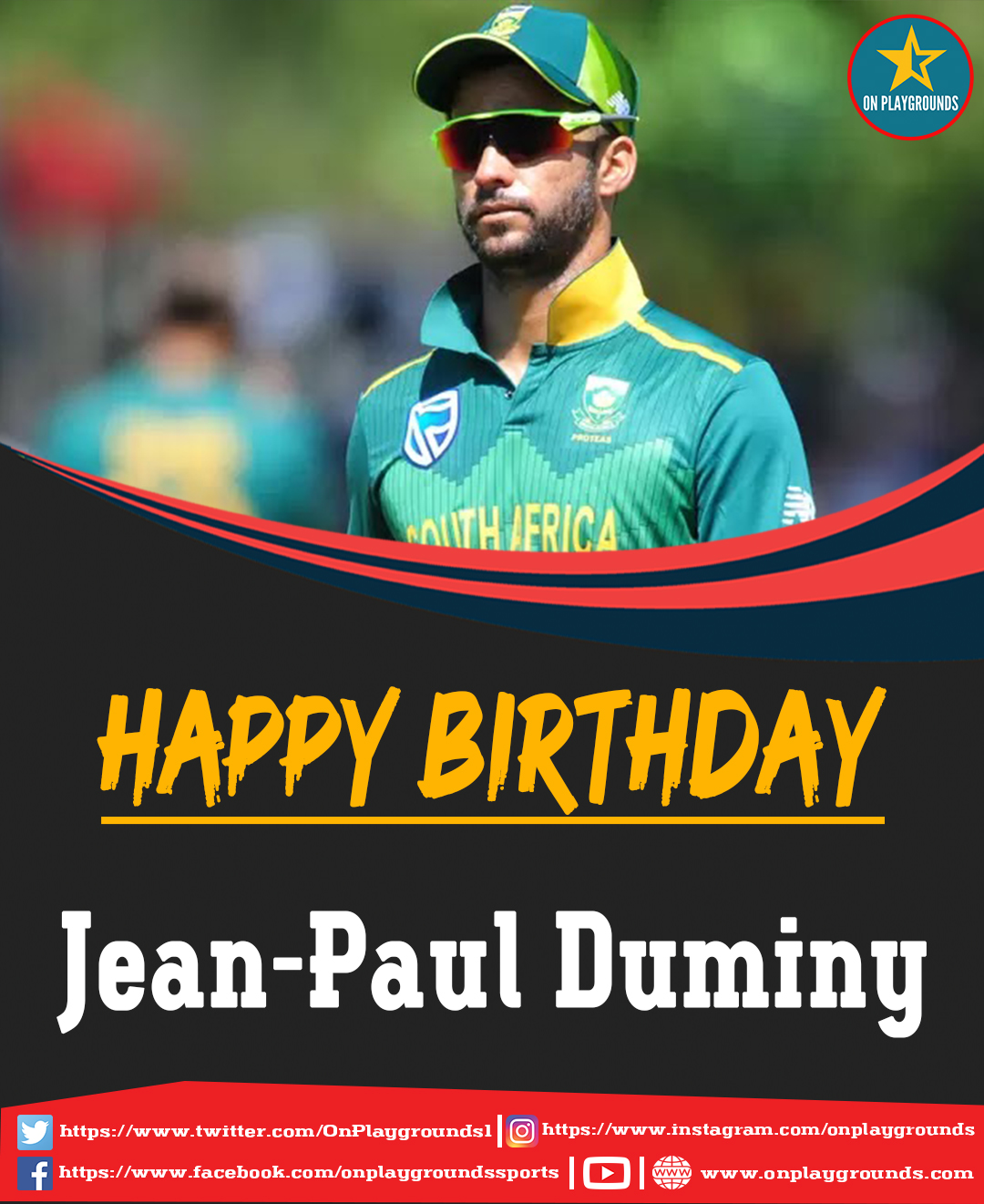 Happy Birthday - JP Duminy 