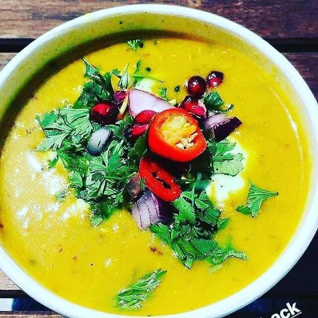 Look at this lovely bowl of sunshine from @gopalscurryshack If you want to indulge yourself come along today from 1100 <a href="/paintworksevent/">paintworks events</a>