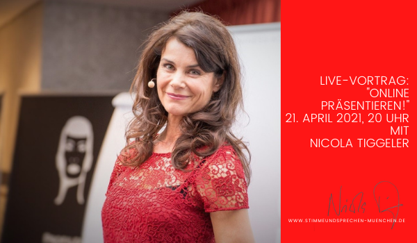 NTiggeler's tweet photo. Weil wir weiterhin #online – oder #hybrid - #präsentieren werden: Tipps für #stimme &amp; #Körpersprache in meinem Live-Online-Vortrag „Online präsentieren“ am 21.4.2021, 20-21 Uhr. Anmeldung: https://t.co/iJBETXiiut https://t.co/fYPd8Cs04m