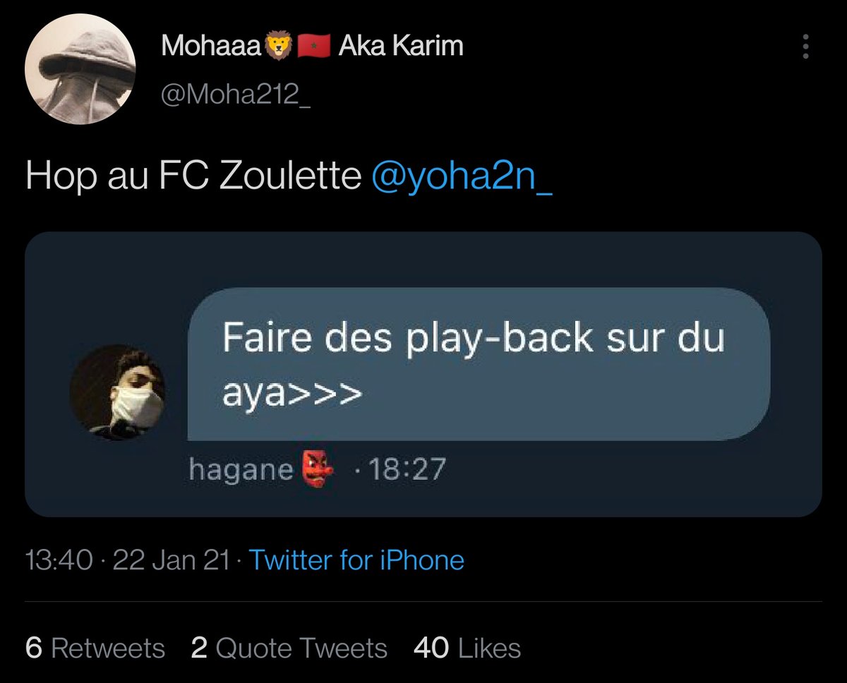 Faire des playback sur du Aya