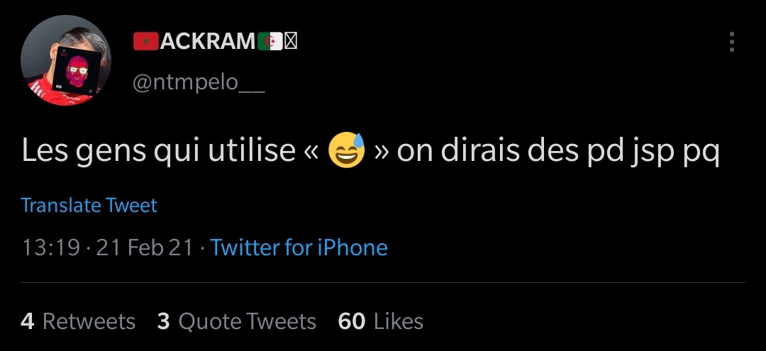 Utiliser l'emoji ""