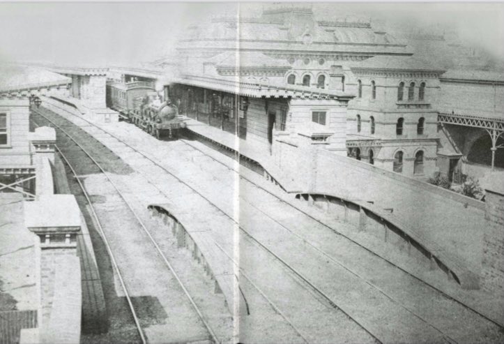 Peckham Rye station around 150 years ago (circa 1870)