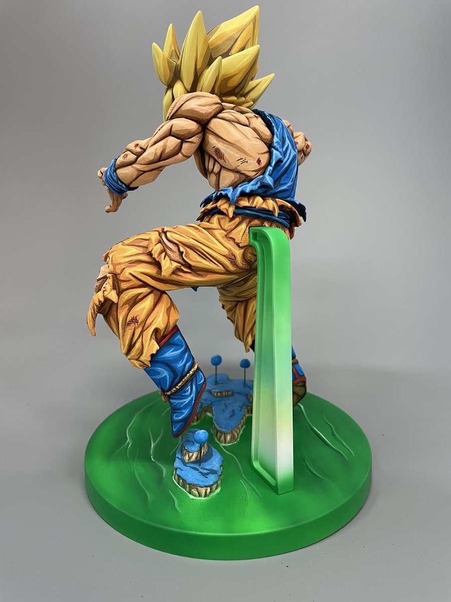 ドラゴンボール 孫悟空 フィギュア 二次元彩色 台座完成 ナメック星風