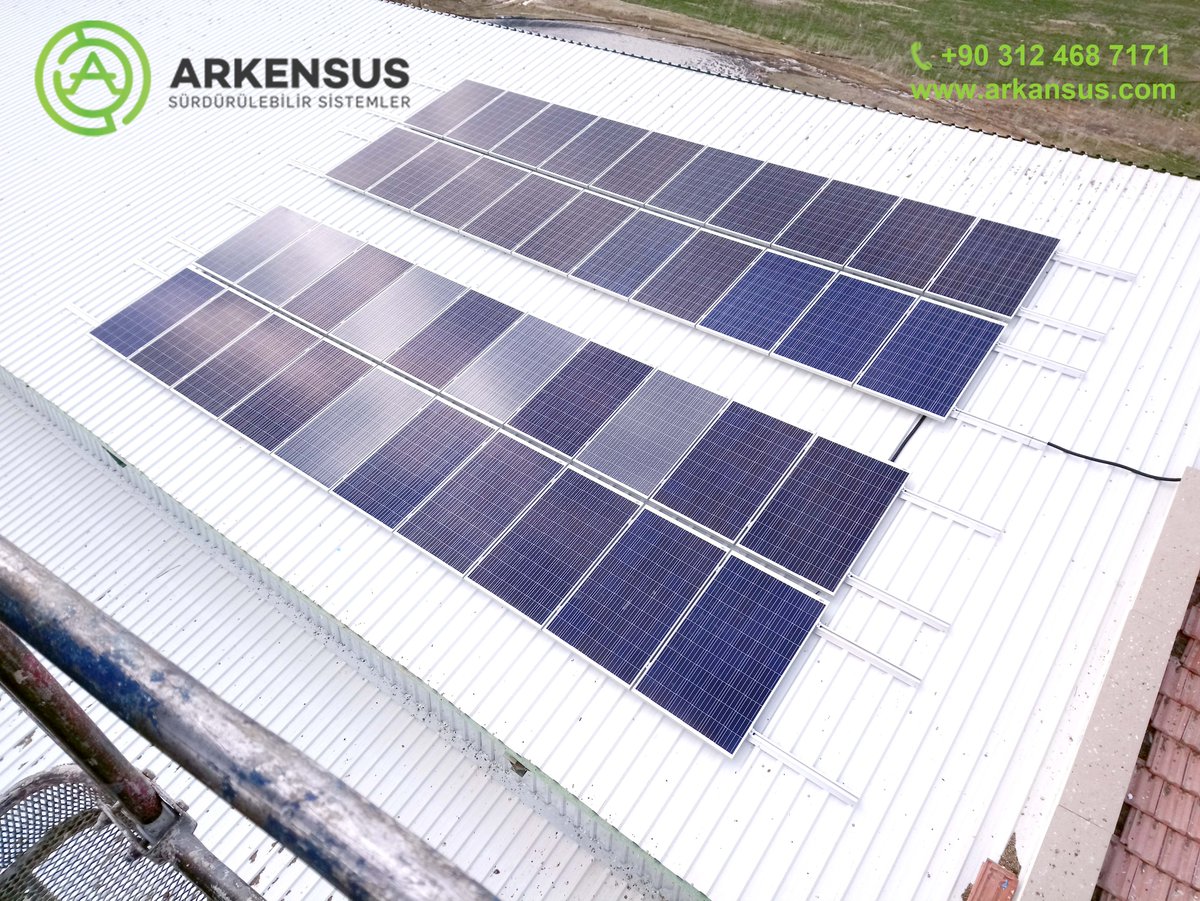 2019'da #Arkensus Enerji olarak Ankara Haymana Mahallesinde 11 kWp'lik #Yüzbaşıoğlu Süt Çiftliği için #ÇatıGES santralini kurduk ve devreye aldık. 
#güneştenelektrik #çözüm #tasarruf #güneş #kalite 
#gunesenerjisistemleri #enerji #solar #GES #fotovoltaik #yenilenebilirenerji