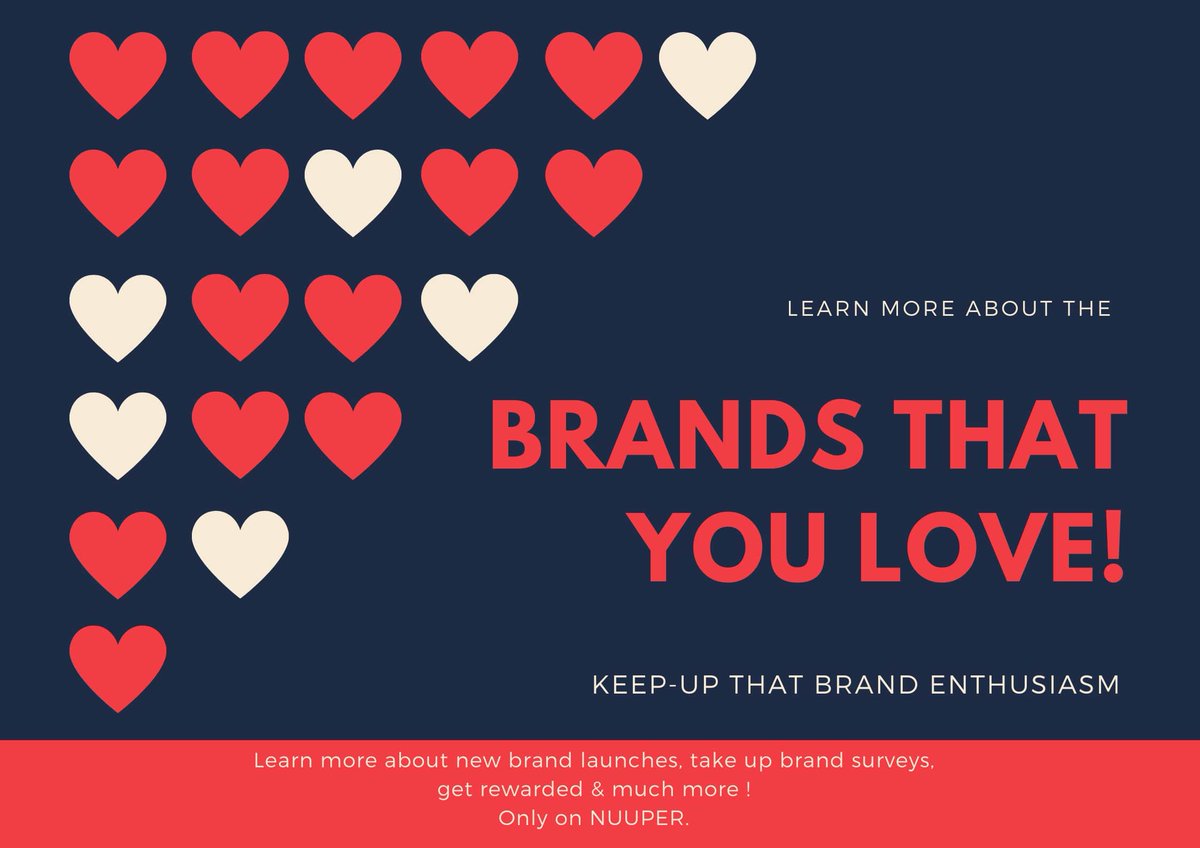 Nuuper1's tweet photo. Join the community of brand enthusiasts who are not only tracking these brands but are also collaborating with them in their product building and launches. Register here for FREE https://t.co/Of9gZ8gPXb

#nuuper #earnedmedia #brandbuilding #advertising #promotion https://t.co/7SjYdGkkug