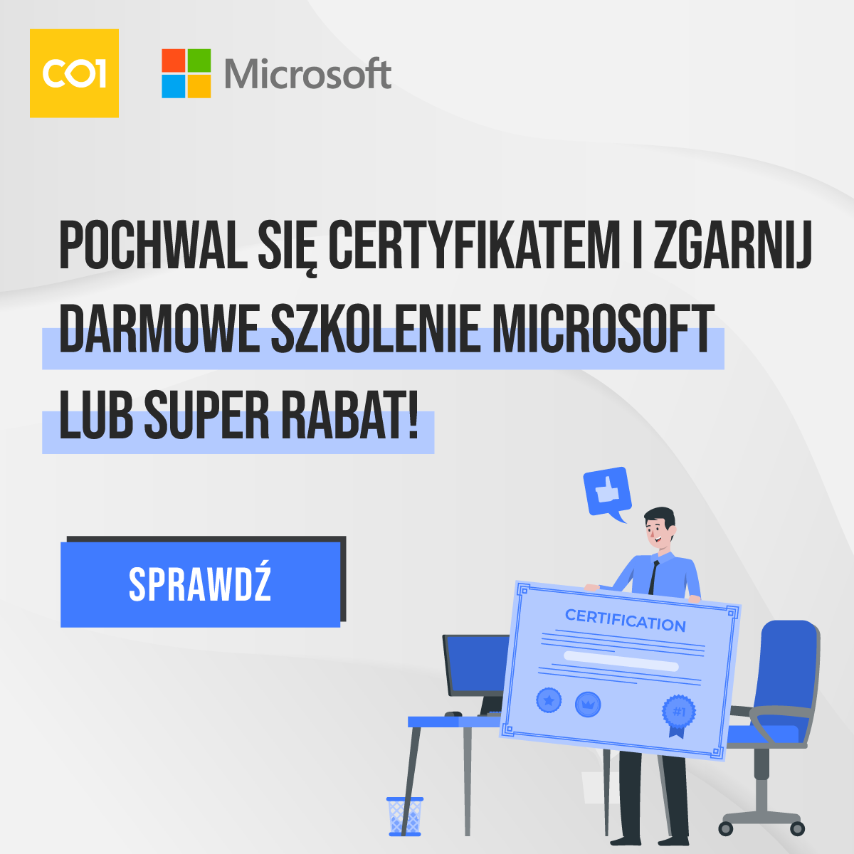Compendium_CE's tweet photo. Pamiętacie o naszej promocji #Microsoft "Pochwal się certyfikatem"? Jeszcze przez miesiąc możecie zgarnąć darmowe #SzkolenieMicrosoft lub rabat 50% 😲
Nie czekaj i skorzystaj już dzisiaj!
#MicrosoftPoland #LetsCertify #MicrosoftCertified #Azure #D365 #M365
https://t.co/JunpPFVDhF https://t.co/bLRwWLNBnT