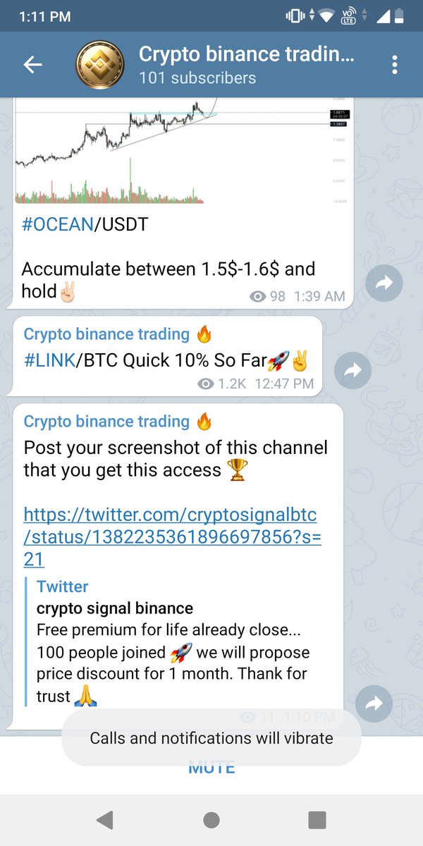 PuneaPulkit's tweet photo. @cryptosignalbtc Premium channel,  they are legit https://t.co/9xLCjlcFjH