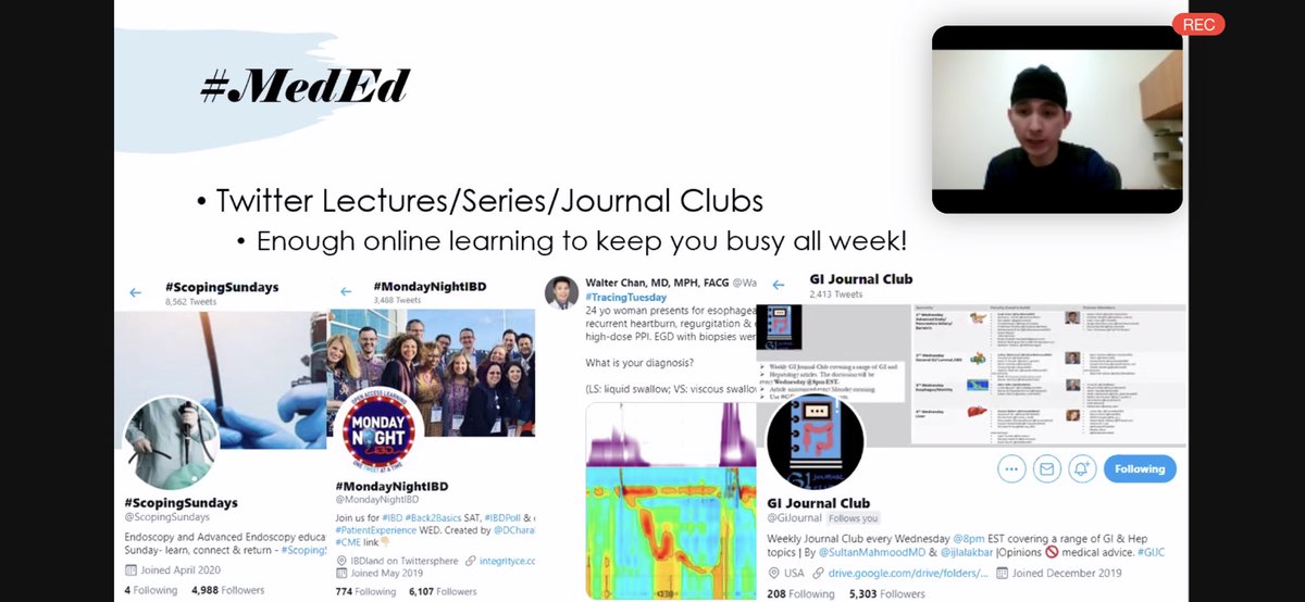 JamesHaddadMD's tweet photo. Local @UTSWNews #GITwitter guru @TomTielleman gave a great talk on Twitter & #MedEd including shout-outs for @DrBloodandGuts @ScopingSundays @MondayNightIBD @WalterChanMD #TracingTuesday and @GiJournal https://t.co/cPs0gsHwER