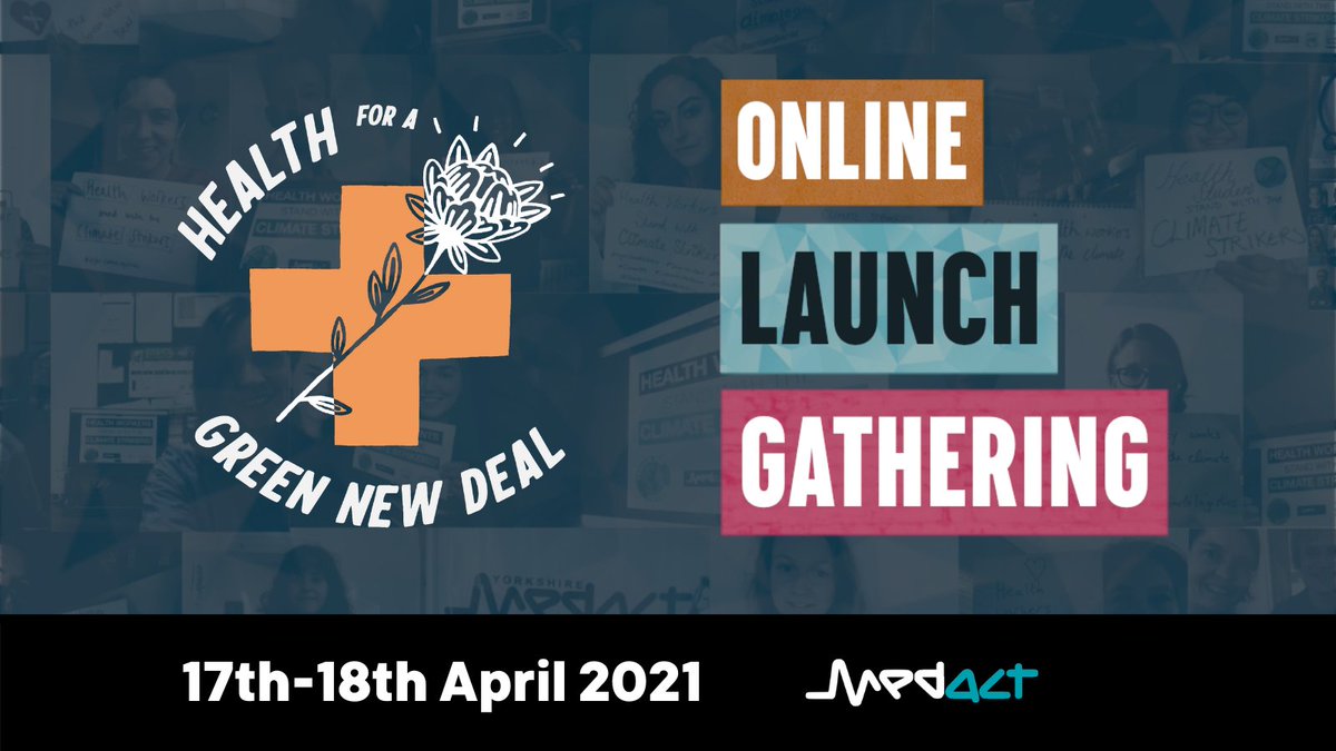 🚨 Health for a Green New Deal Online Launch Gathering full lineup

📣 We'll be joined by fantastic speakers who'll lead panel discussions on a range of topics related to climate &amp; health justice &amp; deliver sessions on campaigning skills

Find out what's on &amp; who's joining us 🧵👇🏽