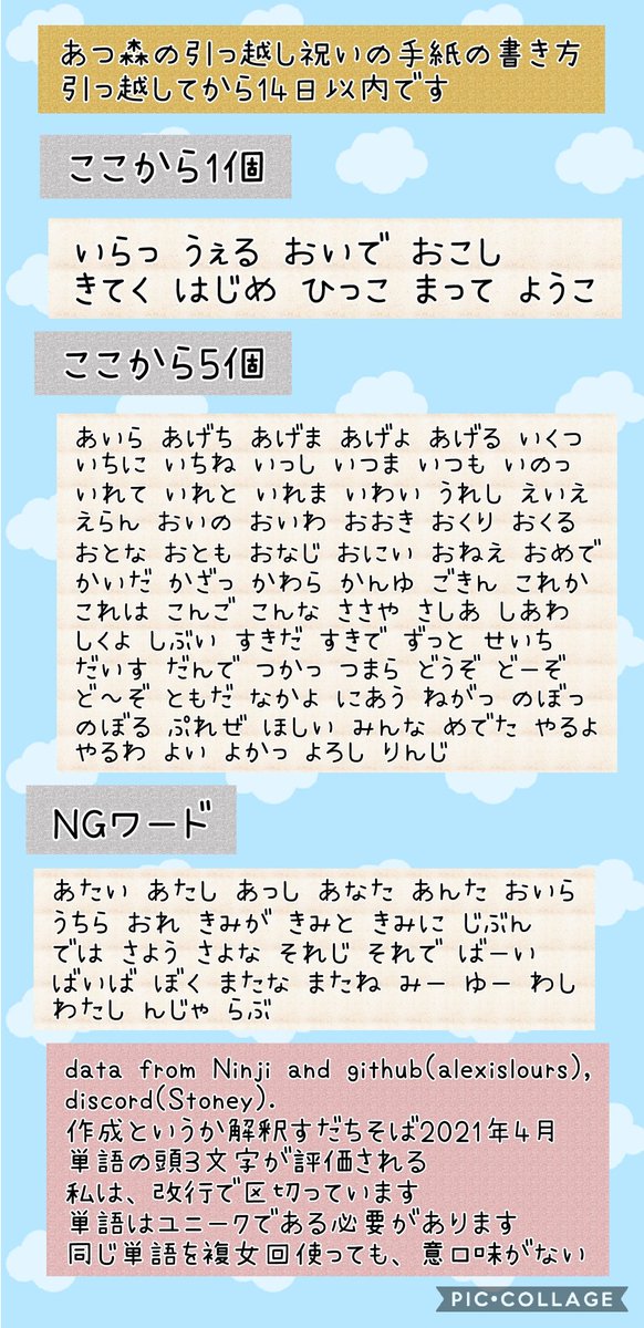 すだちそば あつ森 引っ越し祝いの手紙の書き方 T Co 0abb8uoiwn Twitter