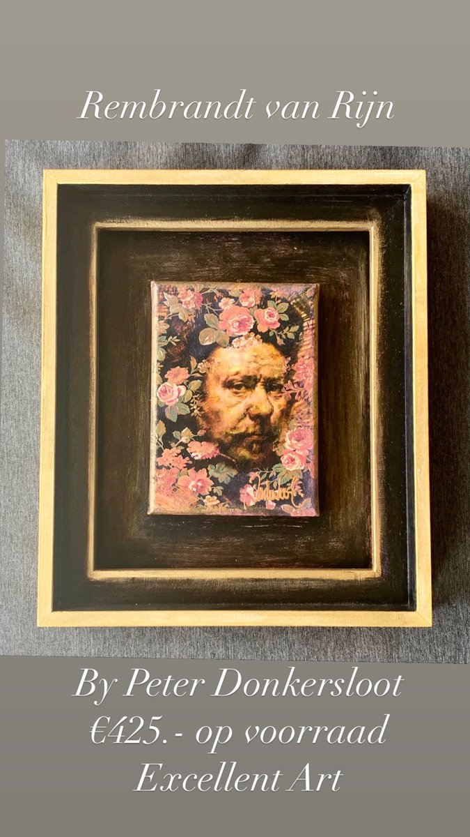 #rembrandt #peterdonkersloot #kunstpakketnederland #excellentartutrecht