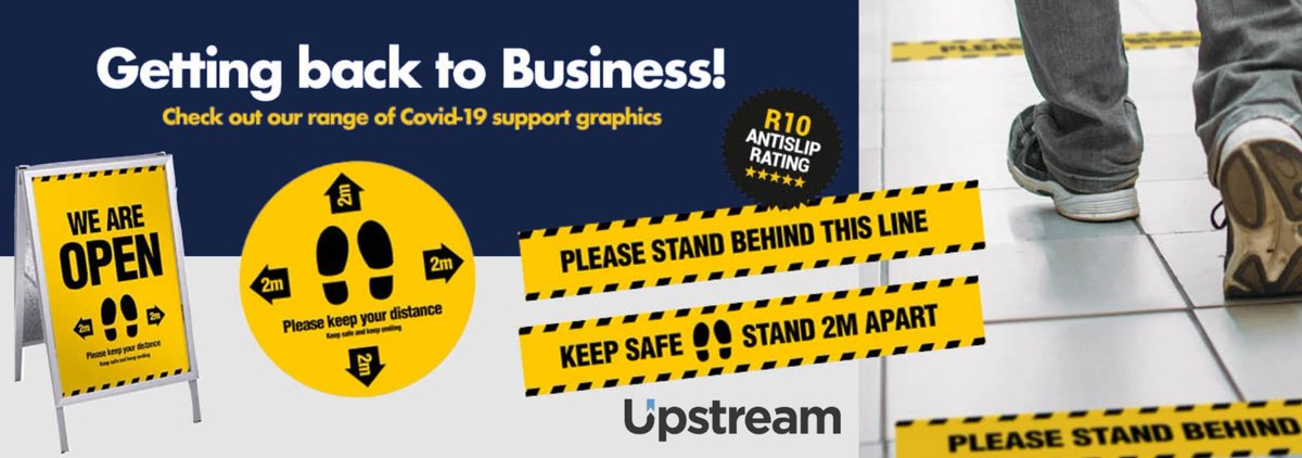 As the UK starts to reopen, the need for simple and functional signage has never been more important. Make your reopening messages clear with professional signage. 

Check out our range online or call one of our account managers today on 08448 544 121.

store.upstreamworkplace.com/social-distanc…