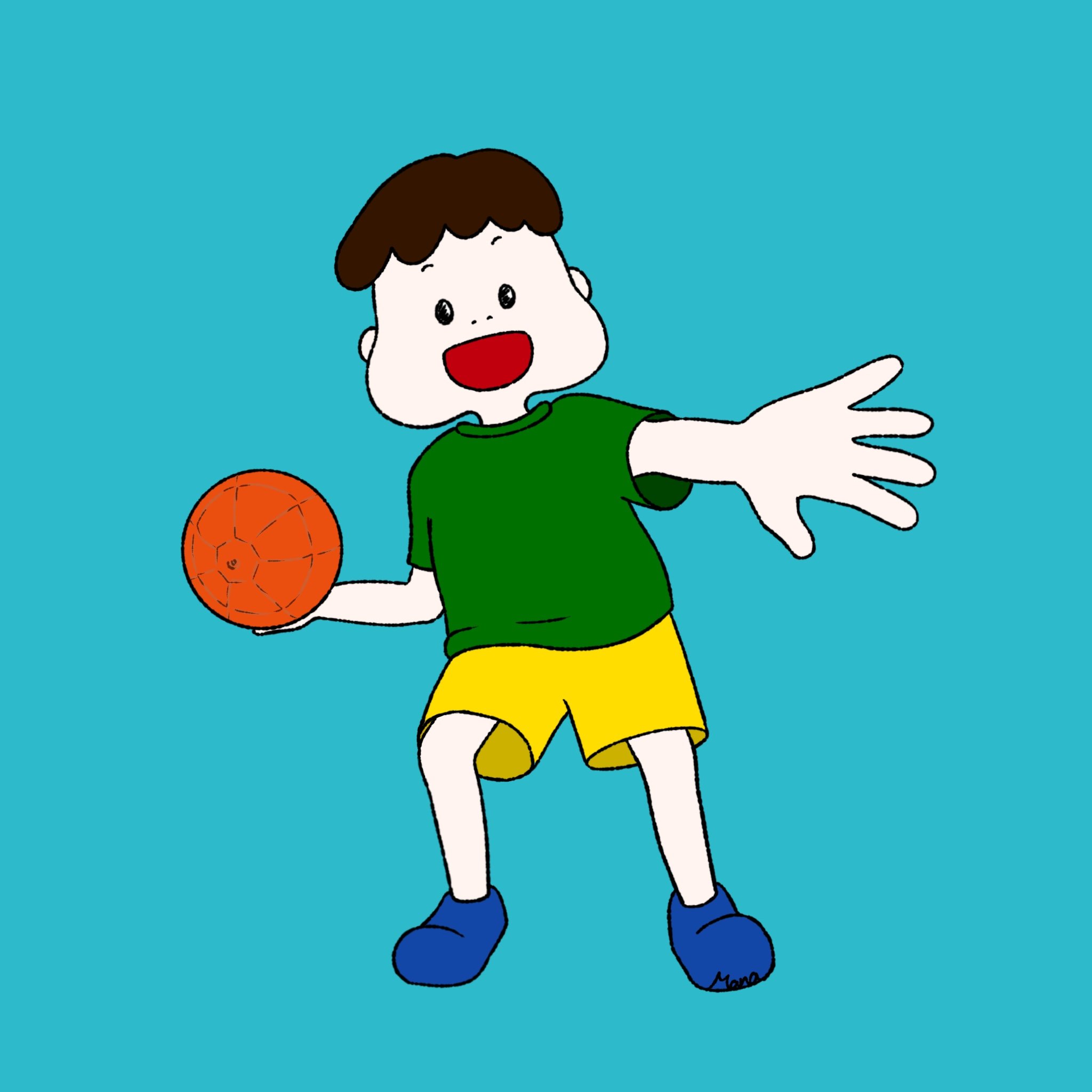 تويتر ふるやまな 絵描き على تويتر ドッジボール Dodgeball こうくんの強い投球 小学生の頃 ドッジボールは逃げるプロでした 笑 強い球キャッチするなんて全くもってできないから超逃げてたな 笑 Illustration イラスト 絵描きさんと繋がりたい