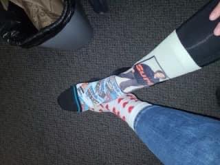 911NORCOMM's tweet photo. Thank you to our NORCOMM TCs assigned to the Oak Lawn Regional Emergency Communication Center who are celebrating a kick-off to #NPSTW with a Crazy Sox and PJ Day! Thank you for all that you do! #TheFirstFirstResponders #thegluethatholdsittogether #ThankYou911 #tcweek https://t.co/scLCin5dgy