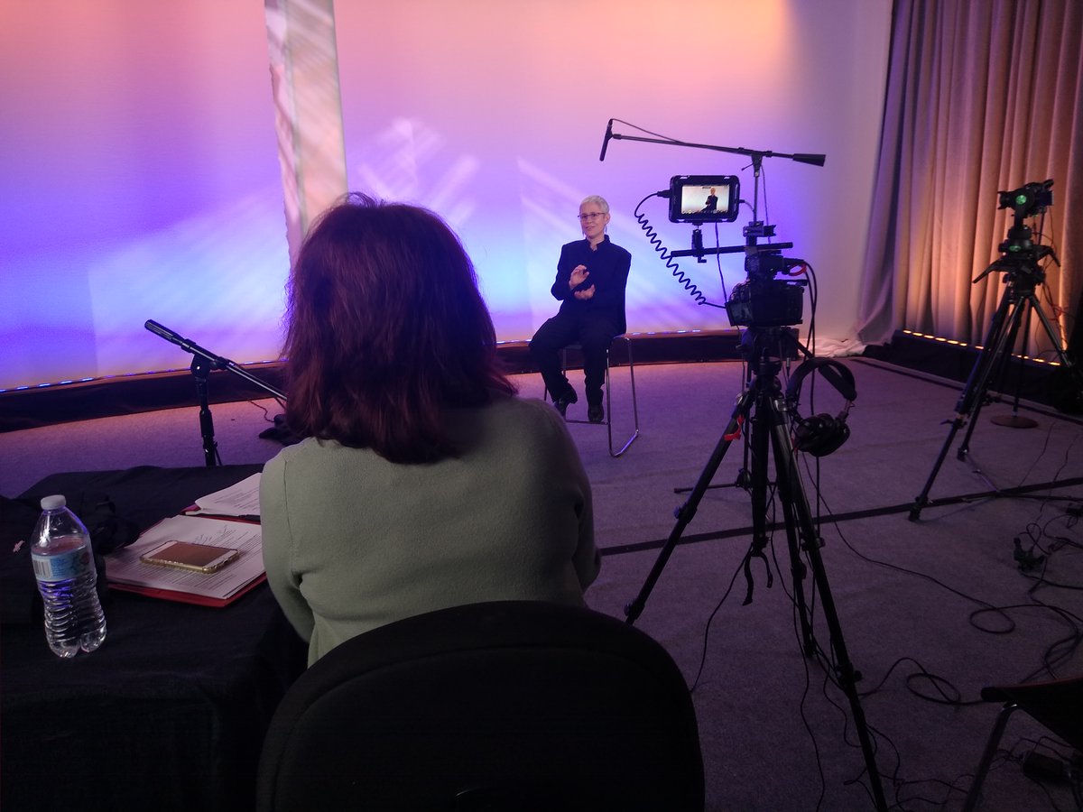 MysticMyRWA's tweet photo. Join us in congratulating the #ResilientMysticCollaborative, recipients of the @ebcne Nonprofit Leadership award! MyRWA's own @JulieWormser & @melaniegarate pictured here--in a video shoot as part of the award! Celebrate w/ us @ 5pm on 6/10. Register>>> https://t.co/rsSOU9Y5B7! https://t.co/R3RuQiRX5e