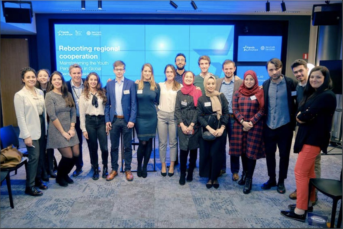 .<a href="/FriendsofEurope/">Friends of Europe</a> has provided strategic communication support and opportunities for #dialogue to #YoungMedVoices Alumni giving them access to a network of over 1800 key policymakers, from UN Secretary-Generals to Prime Ministers, EU Commissioners and MEPs <a href="/EUparliament/">European Parliament</a>.