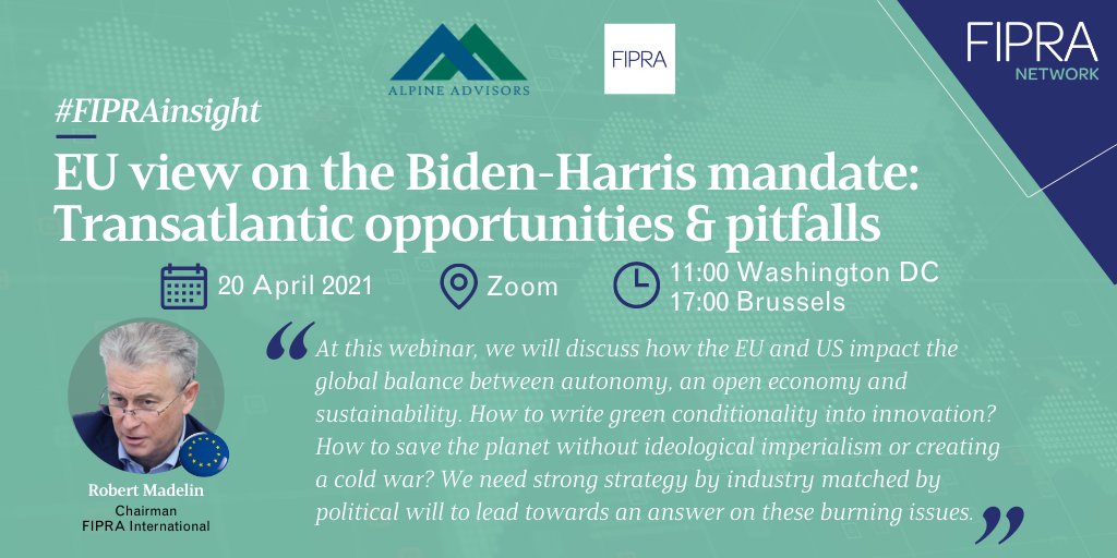 FIPRAinsight's tweet photo. 🇪🇺🇺🇸 Join @eurohumph, Chairman of FIPRA International, to discuss how the EU and US impact the global balance between autonomy, an open economy and sustainability.

Register here ➡️ https://t.co/nd6Aij8jSw

#FIPRAnetwork @EarnscliffeCda @VelmaMcColl @rshawreds @JMauricioMora https://t.co/nozTrLwbXT