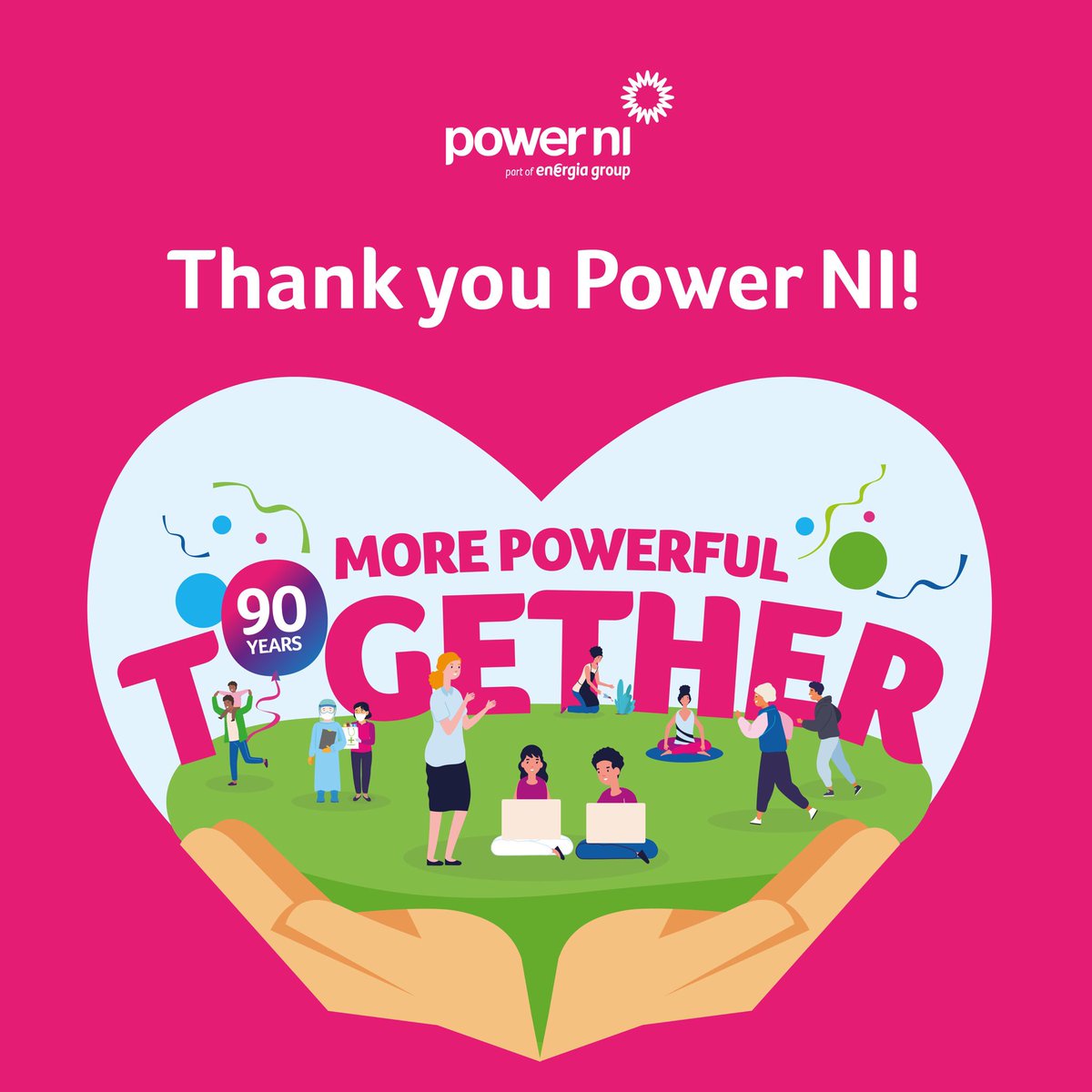 We are delighted to received £500 from Power NI from their #MorePowerfulTogether fund. We received this from Power NI staff member Briege Bradley ... parent of Kailagh P5. We will use this technology fund to buy ICT equipment for the school. Thank you so much Power NI!”@PowerNI