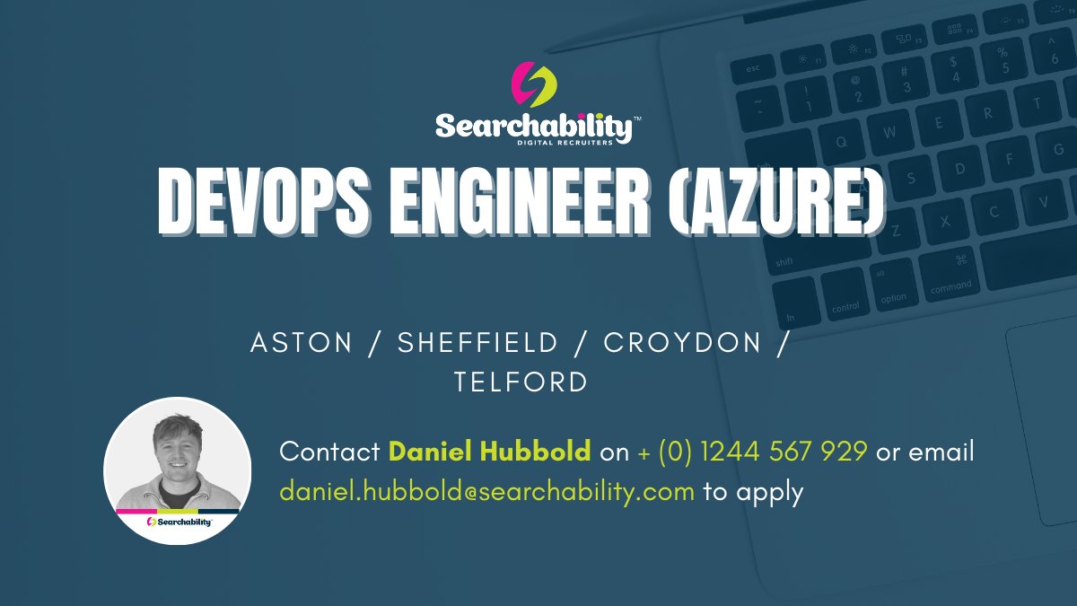 BigDataDaniel's tweet image. I HAVE 4 AMAZING DEVOPS ENGINEER POSITIONS AVAILABLE, THATS RIGHT 4!!! IF YOU HAVE AZURE DEVOPS EXPERIENCE AND ARE LOOKING FOR WORK DROP ME A MESSAGE!!