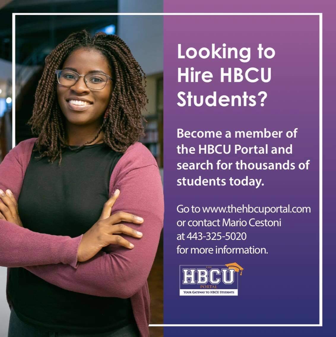Become a member of the HBCU Portal and search for thousands of students today! Sign up at thehbcuportal.com #HBCUCDM  #HBCU #HBCUPortal #CorporateAmerica  #Leadership #Skills #Professional #Careers #Interests #Resume #Recruit #Internships #Networking #Connect #Talent