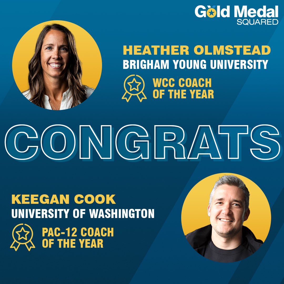 GMSvolleyball's tweet photo. We are honored to have award-winning coaches as part of our GMS advisory staff! Big congrats to Heather Olmstead and Keegan Cook for their most recent accolades.
@UWVolleyball @BYUwvolleyball #GoldMedalSquared #ProvenPrinciples #MoreWins #VolleyballSkills #GMSSuccess https://t.co/gFZNXFv0Vl