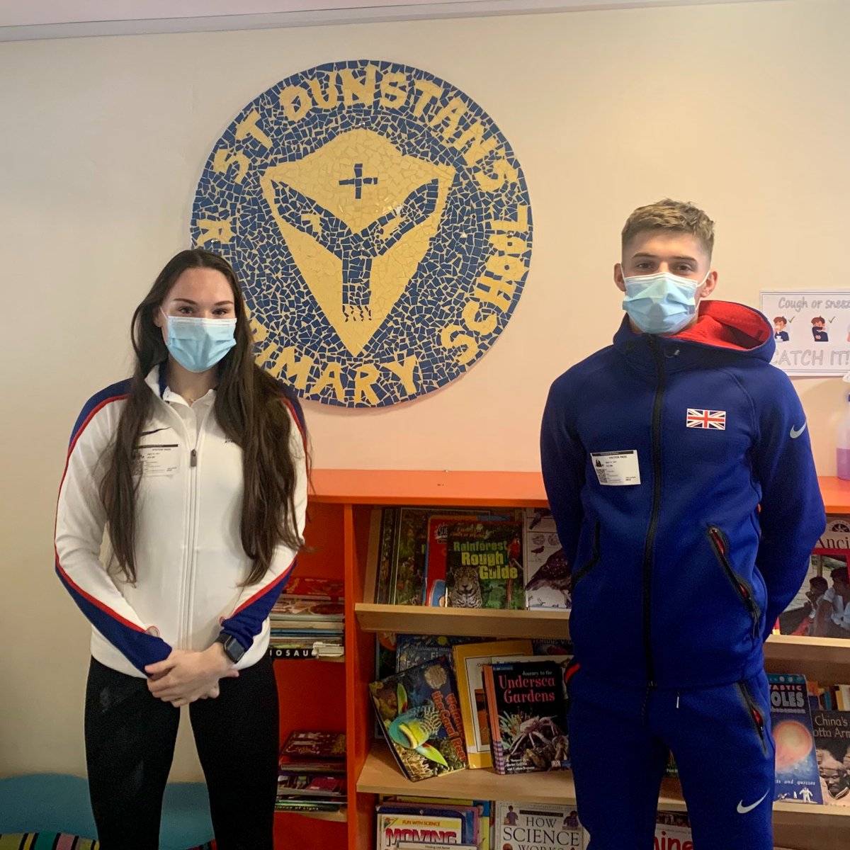 St Dunstan's Moston (@StDunstansRCP) on Twitter photo 2021-04-14 13:12:47 Today is an exciting day in school! We are lucky enough to welcome 2 Team GB athletes who are holding workshops with each class. We can't wait to cheer you both on in your upcoming events ๐ฌ๐ง๐
#TEAMGB #100DaysToOlympics #UnitedByEmotion @BritAthletics @TeamGB @emilyborthwick2 Today is an exciting day in school! We are lucky enough to welcome 2 Team GB athletes who are holding workshops with each class. We can't wait to cheer you both on in your upcoming events ๐ฌ๐ง๐
#TEAMGB #100DaysToOlympics #UnitedByEmotion @BritAthletics @TeamGB @emilyborthwick2