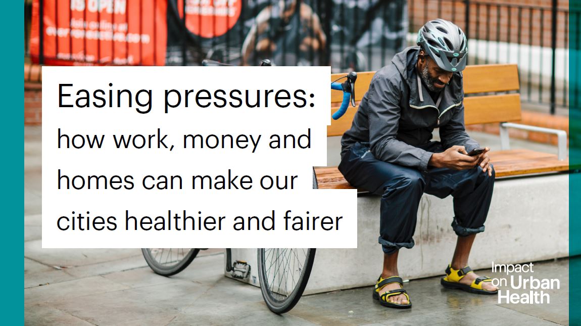 ImpUrbanHealth's tweet photo. Health inequities are prevalent in our place, but these stark differences in the length and quality of people’s lives are not inevitable.

#EasingPressures explores the reality of health inequity in South London, and how we’re working to address it: https://t.co/3PE5H5Vwj1 https://t.co/XvXwUSHuby