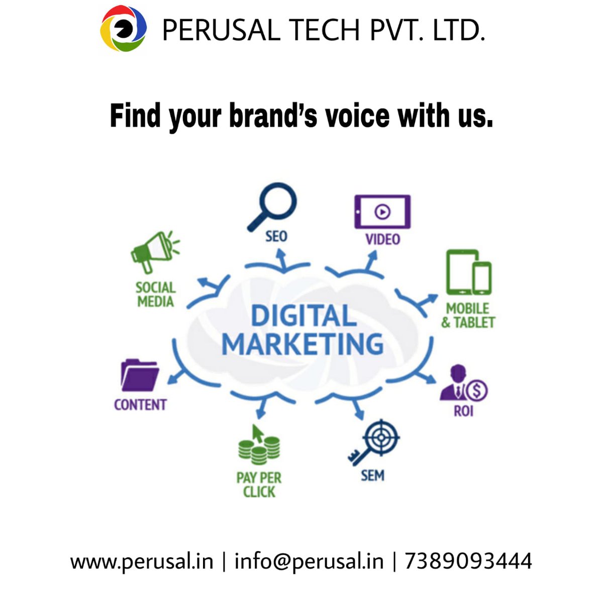 perusaltech's tweet photo. We are providing digital marketing services Website promotion, SEO, Google Adwords, Social Media Marketing, and many more with a special offer! 

Find your brand's voice with us at https://t.co/gUHSaamCmi | info@perusal.in | 7389093444
#digitalmarketing #googleadwards  #JaiBhim https://t.co/05wQ6tYA6n