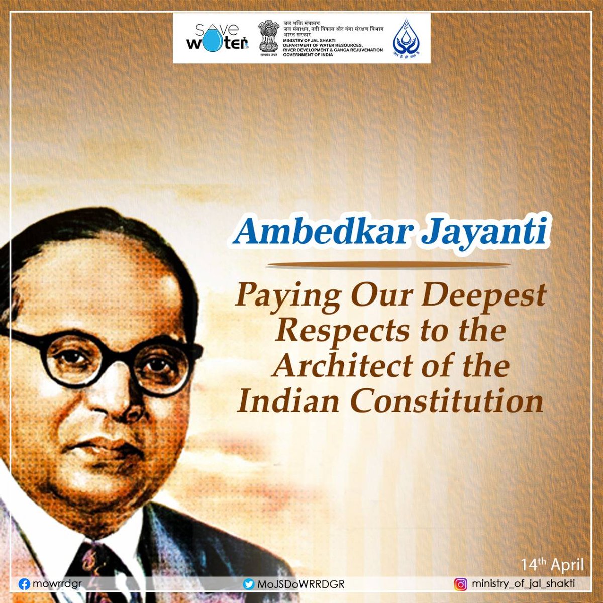 DoWRRDGR_MoJS's tweet photo. Do you know that Dr. Ambedkar was also the chief architect of India’s multi-purpose water policy? 
The Central Waterways, Irrigation, Navigation Commission (now called Central Water Commission) was the brainchild of the visionary leader.

#Ambedkar #Bhimrao #Babasaheb https://t.co/vpHPK2xO5J