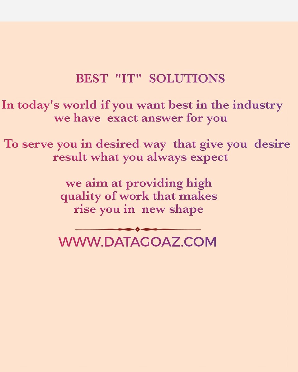 DataGoaz's tweet image. &quot;IT&quot; SOLUTIONS From professionals
Please visit our website 
#Dataentry #webresearching #guestpost #virtualassistant #itsolutionsforbusiness #onlinebusiness #offlinemarketing #productreseach #productdesign #California #datascrap #Marketingsystem #ecommercefulfillment #germany #uk