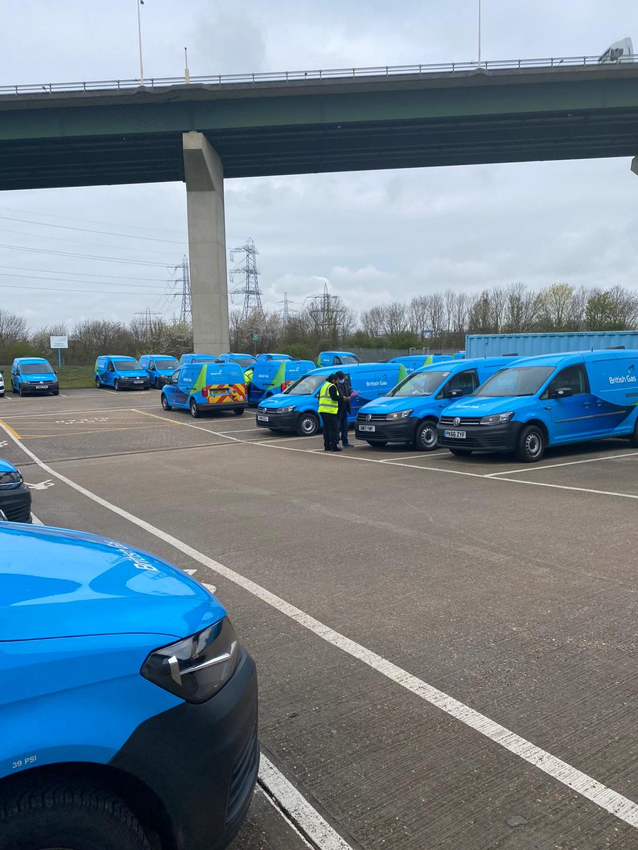 GMB_union's tweet image. The reality of what British Gas has done.

Across the country vans being collected from engineers and brought to various sites.

It didn't have to be this way.