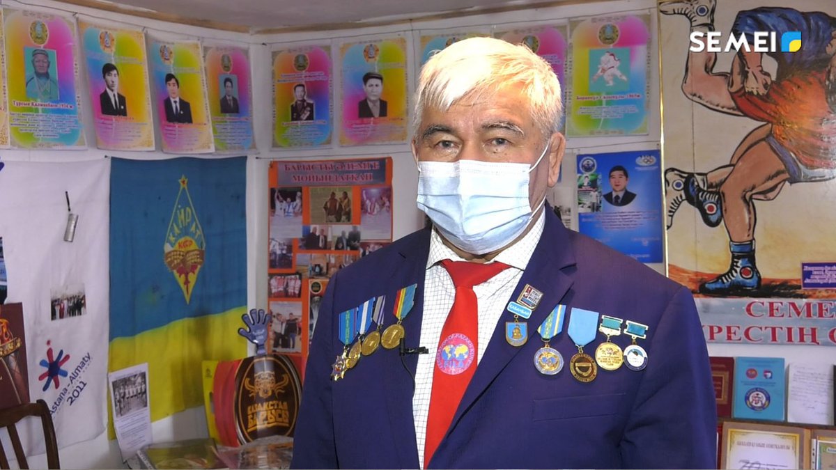semeitv's tweet photo. ҚУАНЫШ ӘБЕКБАЕВ ҚАЗАҚ КҮРЕСІНЕН ТҰҢҒЫШ СПОРТ ШЕБЕРІ https://t.co/lmIBDra5LU https://t.co/FmmTIp53nI