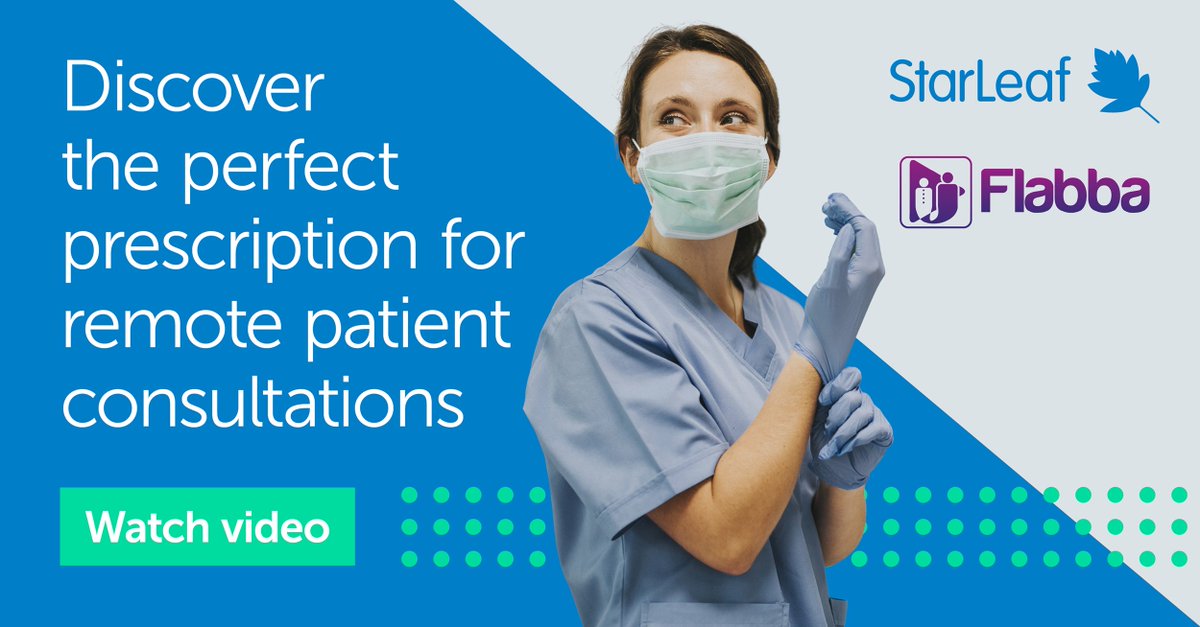 StarLeafCo's tweet photo. StarLeaf for remote patient consultations.
Improve patient outcomes with secure, high-quality one-way and two-way video consultations within a complete remote care workflow.
Find out more: https://t.co/gDIS84P2Q4
#TheHumanConnection #VideoConferencing #NHS #Telehelath https://t.co/V930koP8J1