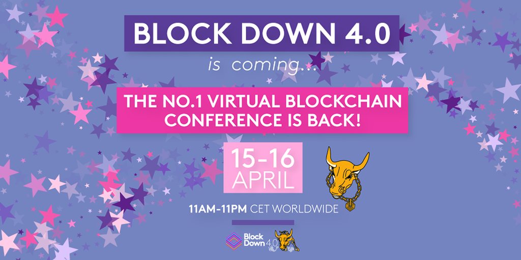 BlockDownConf's tweet image. BLOCKDOWN 4.0 IS TOMORROW - ARE YOU READY? 🎉🎊
Get your tickets to the biggest blockchain event this year!!!
Don't miss out!
#BlockDown2021 #BlockDownNotLockDown #blockchain #conference
bit.ly/2MkdZms