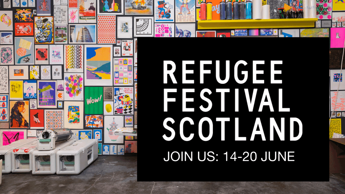 scotrefcouncil's tweet photo. GREAT NEWS: Weโre now taking submissions for Refugee Festival Scotland!
Get in touch with your ideas for online events that celebrate the contribution of refugee communities to life in Scotland: https://t.co/IHc3O9KfPs
#RefugeeFestScot #RFS21 https://t.co/fVplFvMhI3