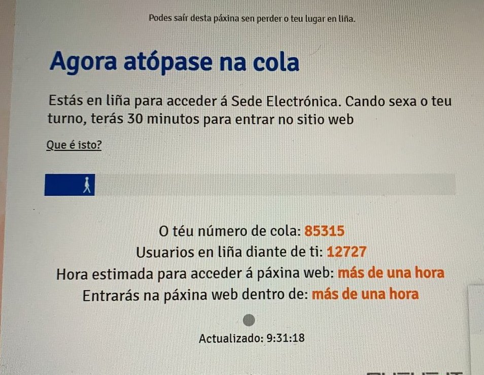 #Ahoramismo | Colas esta mañana en la web de la Xunta para solicitar el bono turístico #QuedamosenGalicia