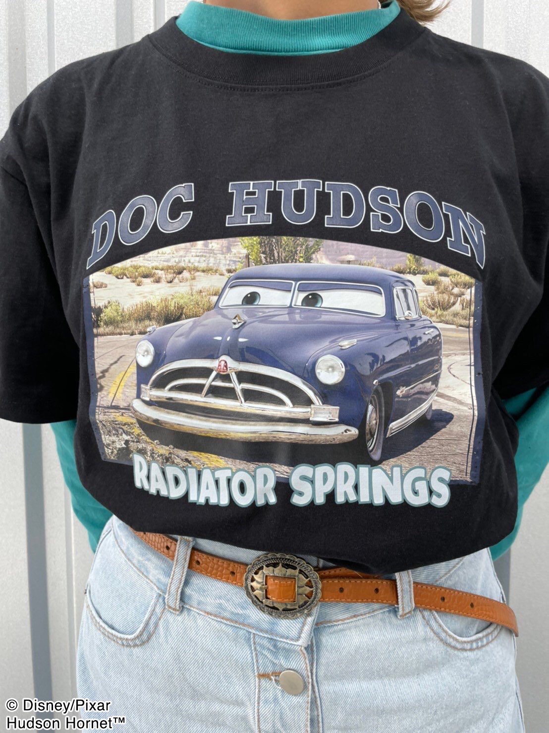 パニカム CARS カーズ ドック ハドソン ホーネット Tシャツ Lサイズ パニカム CARS カーズ ドック ハドソン ホーネット Tシャツ M